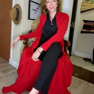 Long knitted dress/cloak